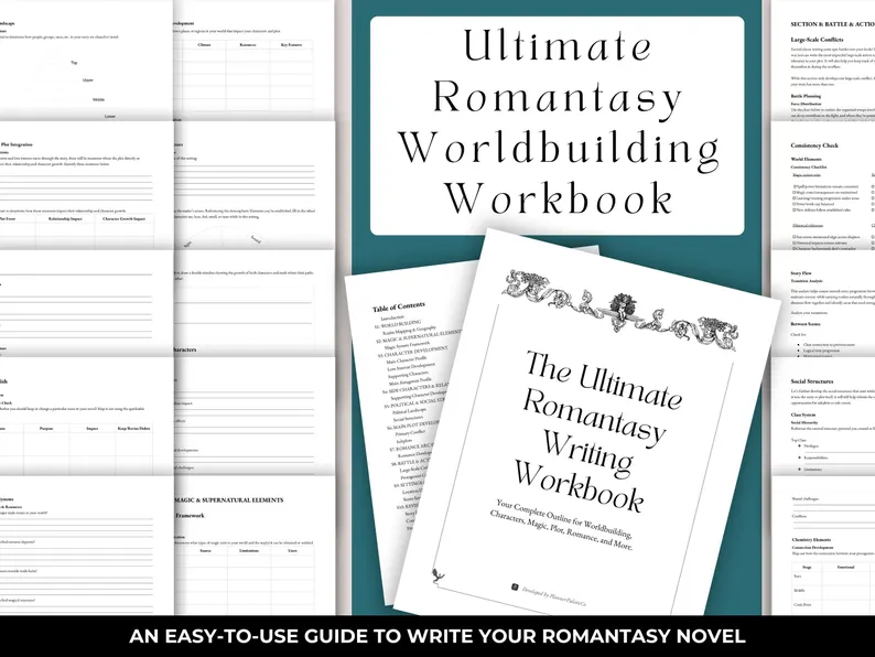Ultimate Romantasy Worldbuilding Workbook